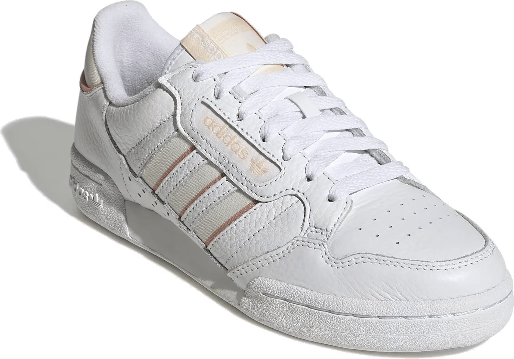 adidas Continental 80 Stripes Cloud White Off White Bliss Orange (Women's)