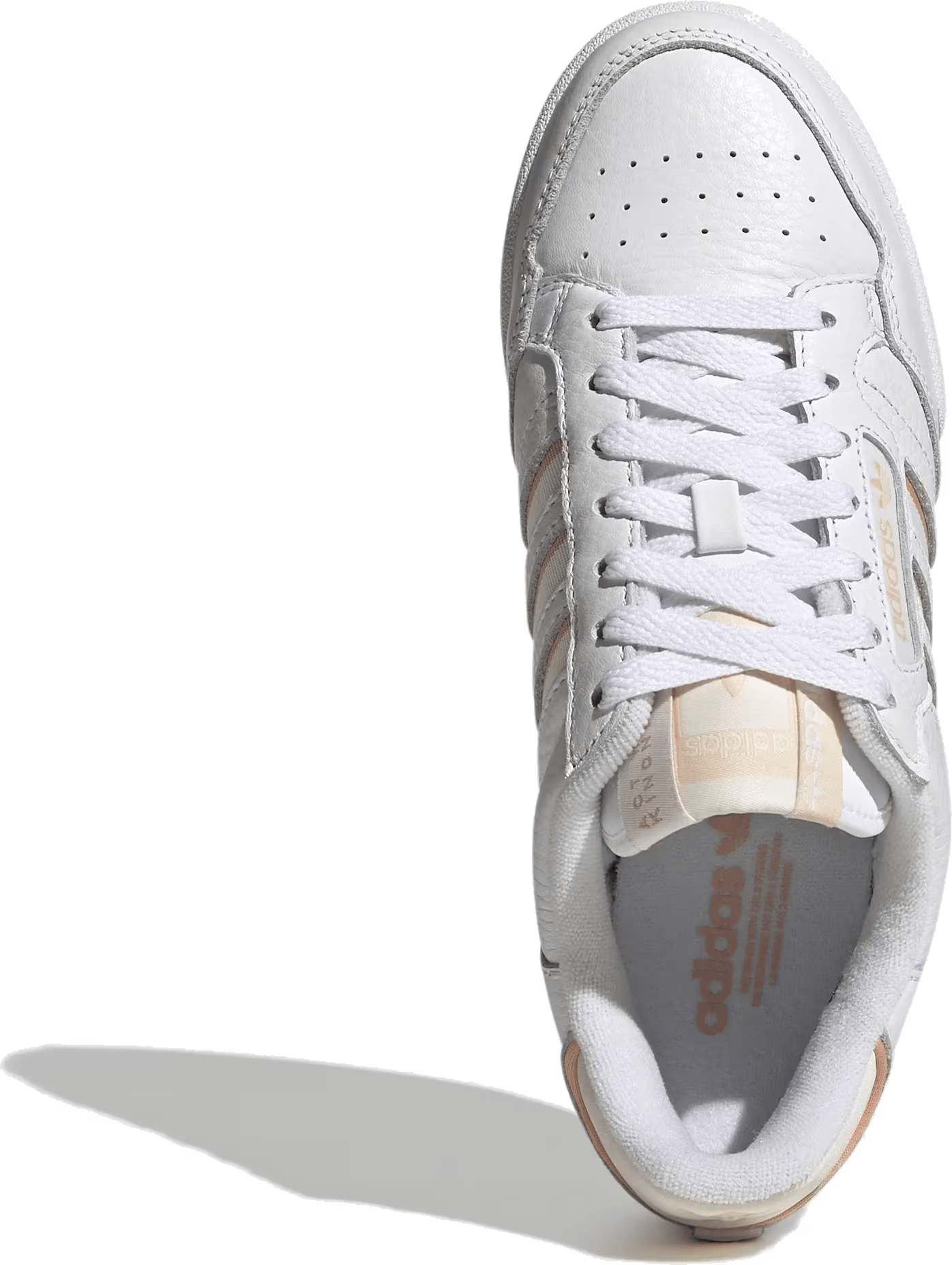 adidas Continental 80 Stripes Cloud White Off White Bliss Orange (Women's)