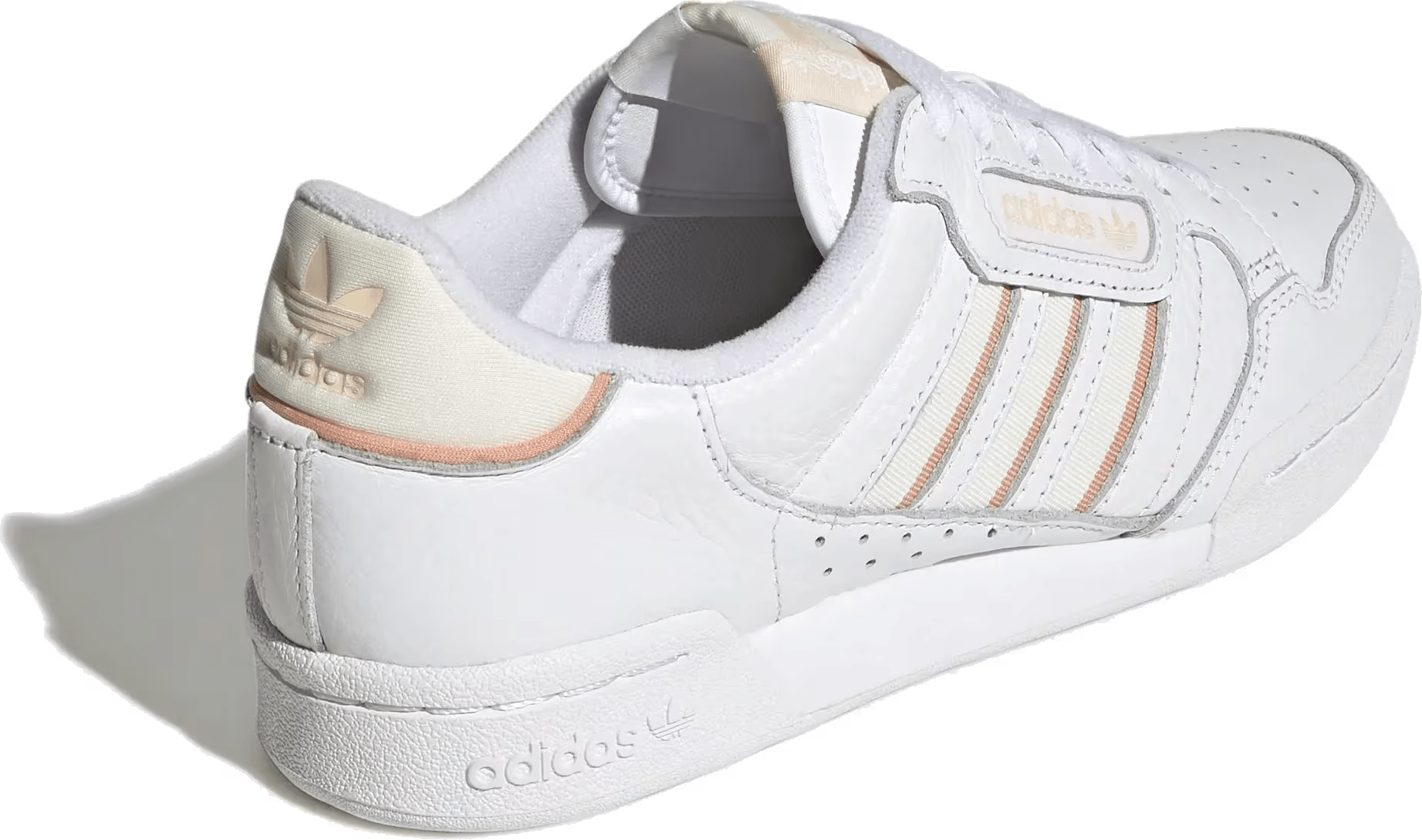 adidas Continental 80 Stripes Cloud White Off White Bliss Orange (Women's)