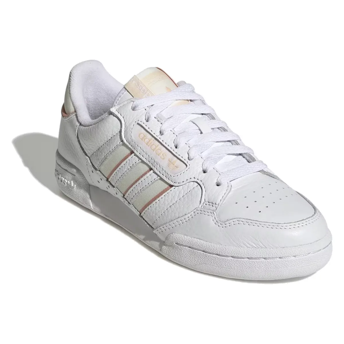 adidas Continental 80 Stripes Cloud White Off White Bliss Orange (Women's)
