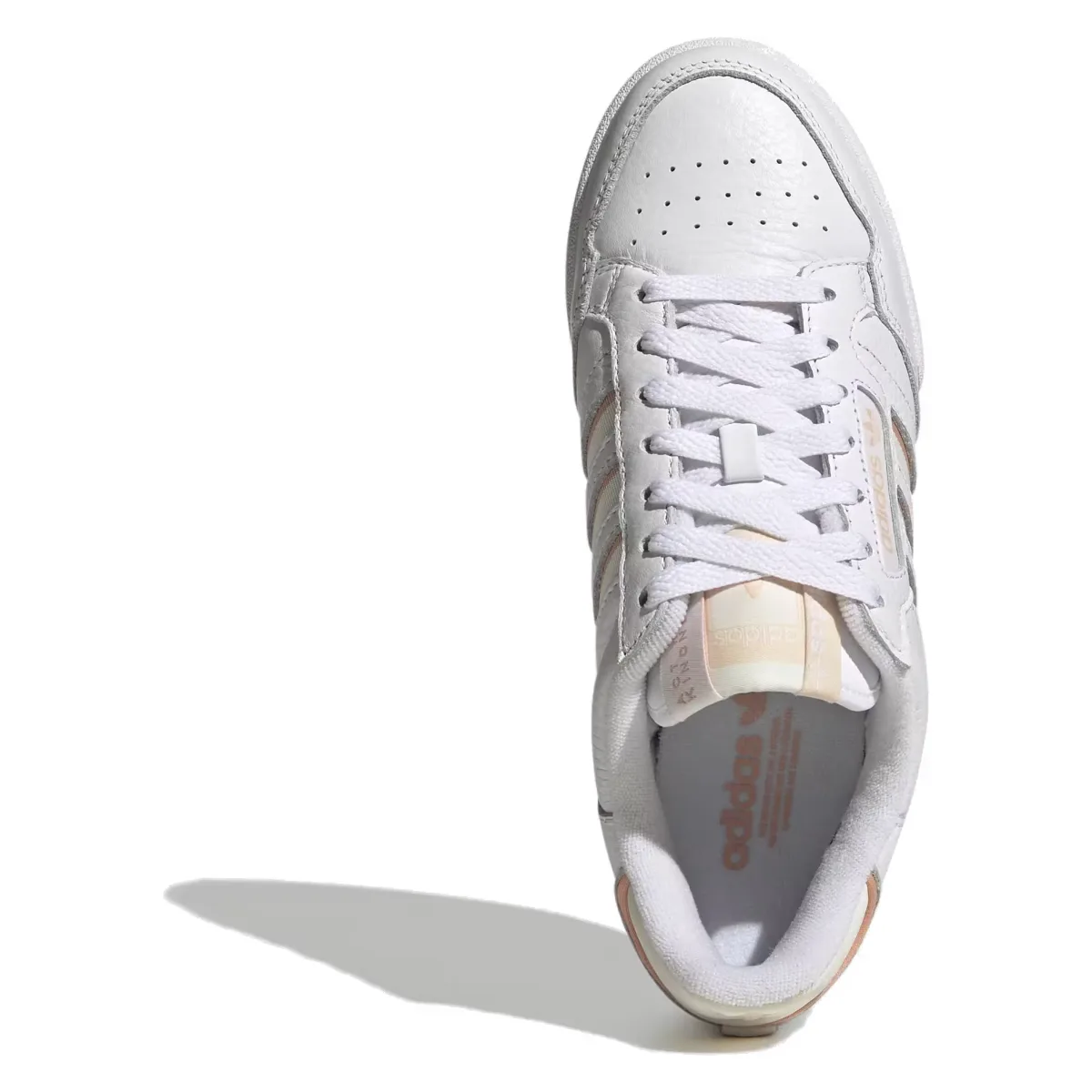 adidas Continental 80 Stripes Cloud White Off White Bliss Orange (Women's)
