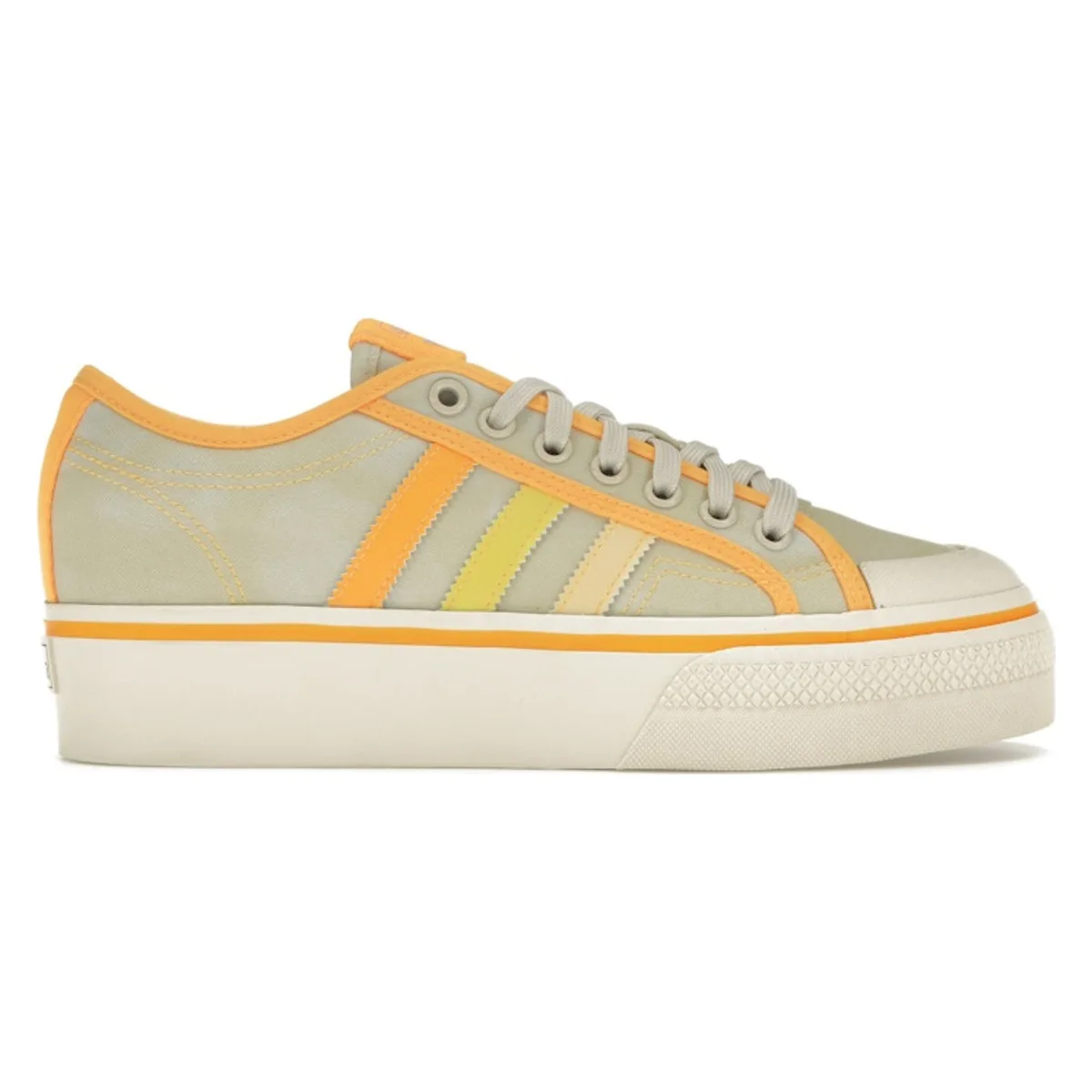 adidas Nizza Platform Lo Parley Almost Yellow Orange Tint (Women's)