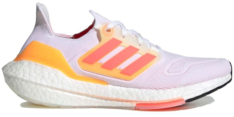 adidas Ultra Boost 22 White Turbo Flash Orange (Women's)