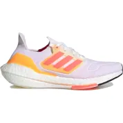 adidas Ultra Boost 22 White Turbo Flash Orange (Women's)