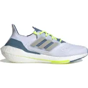 adidas Ultra Boost 22 White Metal Grey Linen Green