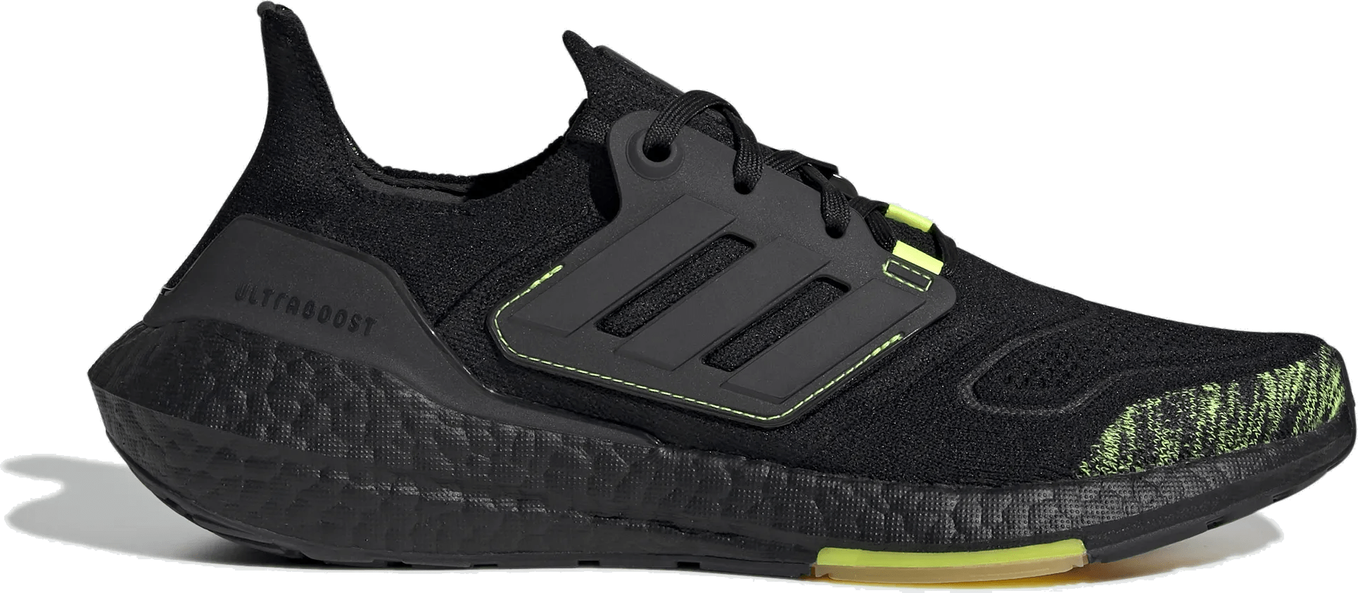 adidas Ultra Boost 22 Black Solar Yellow