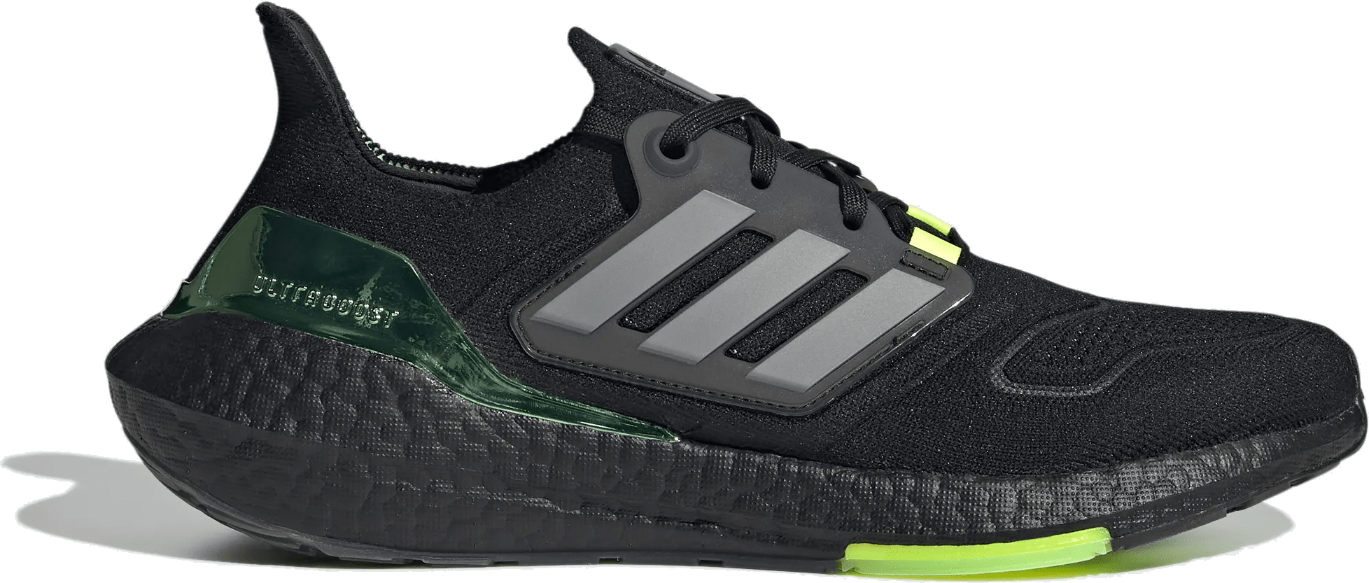 adidas Ultra Boost 22 Black Iron Metallic Beam Green