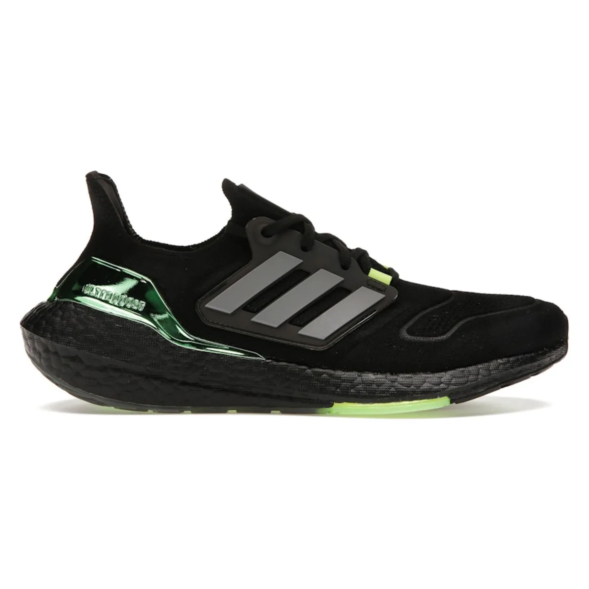 adidas Ultra Boost 22 Black Iron Metallic Beam Green