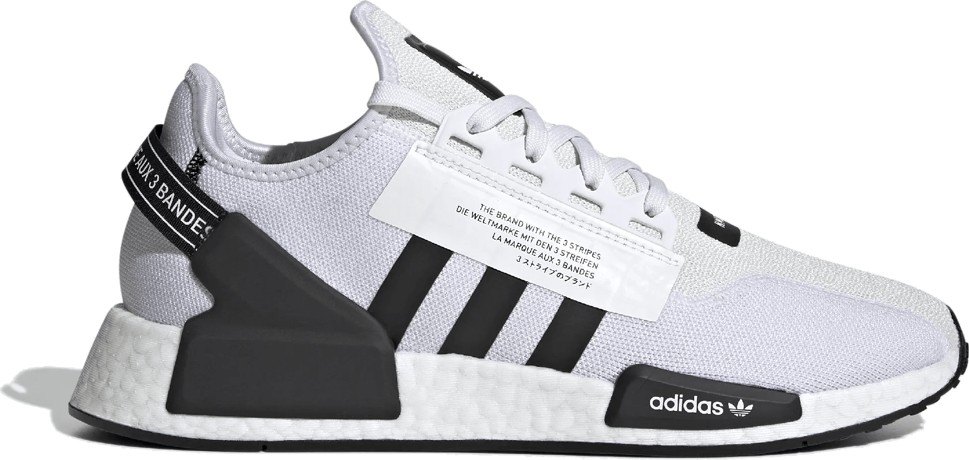 adidas NMD R1 V2 White Black Stripes GX6368 Sneaker Squad