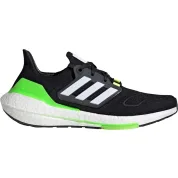 adidas Ultra Boost 22 Core Black Solar Green