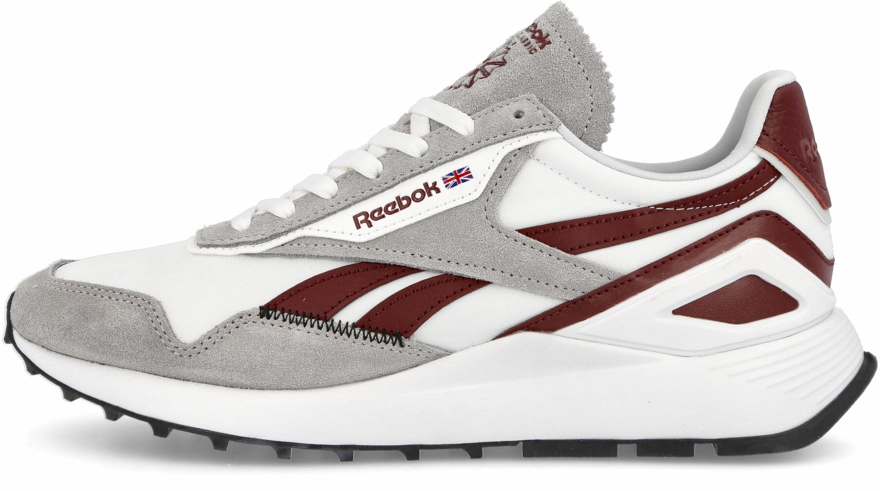 Reebok Classic Leather Legacy AZ Pure Grey Classic Burgundy