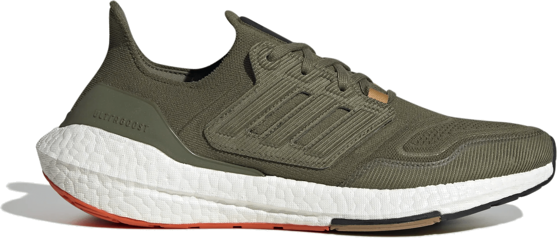 adidas Ultra Boost 22 Focus Olive Semi Impact Orange