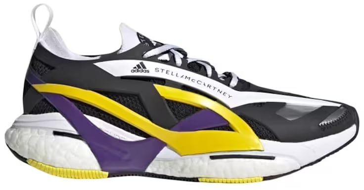adidas Solarglide Stella McCartney Core Black Active Purple Shock Yellow (Women's)