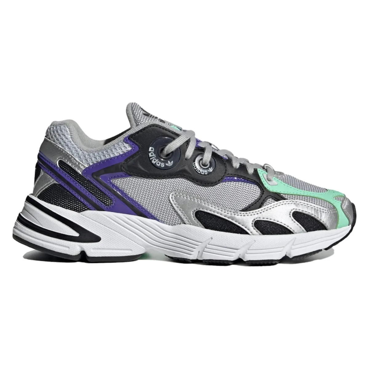 adidas Astir Silver Black Purple Aqua (Women's)