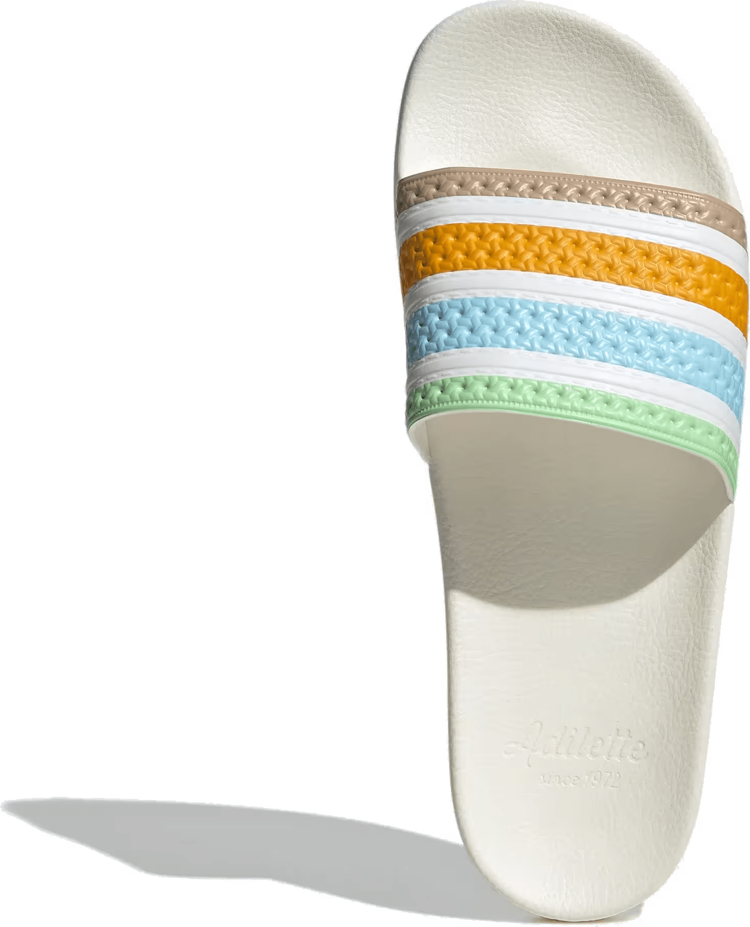 adidas Adilette Slides Bliss Blue Cloud White Off White