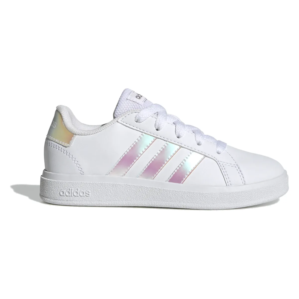 adidas Grand Court 2.0 Cloud White Iridescent Pink (GS)