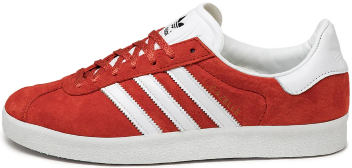 Adidas originals gazelle trainers red hot sale