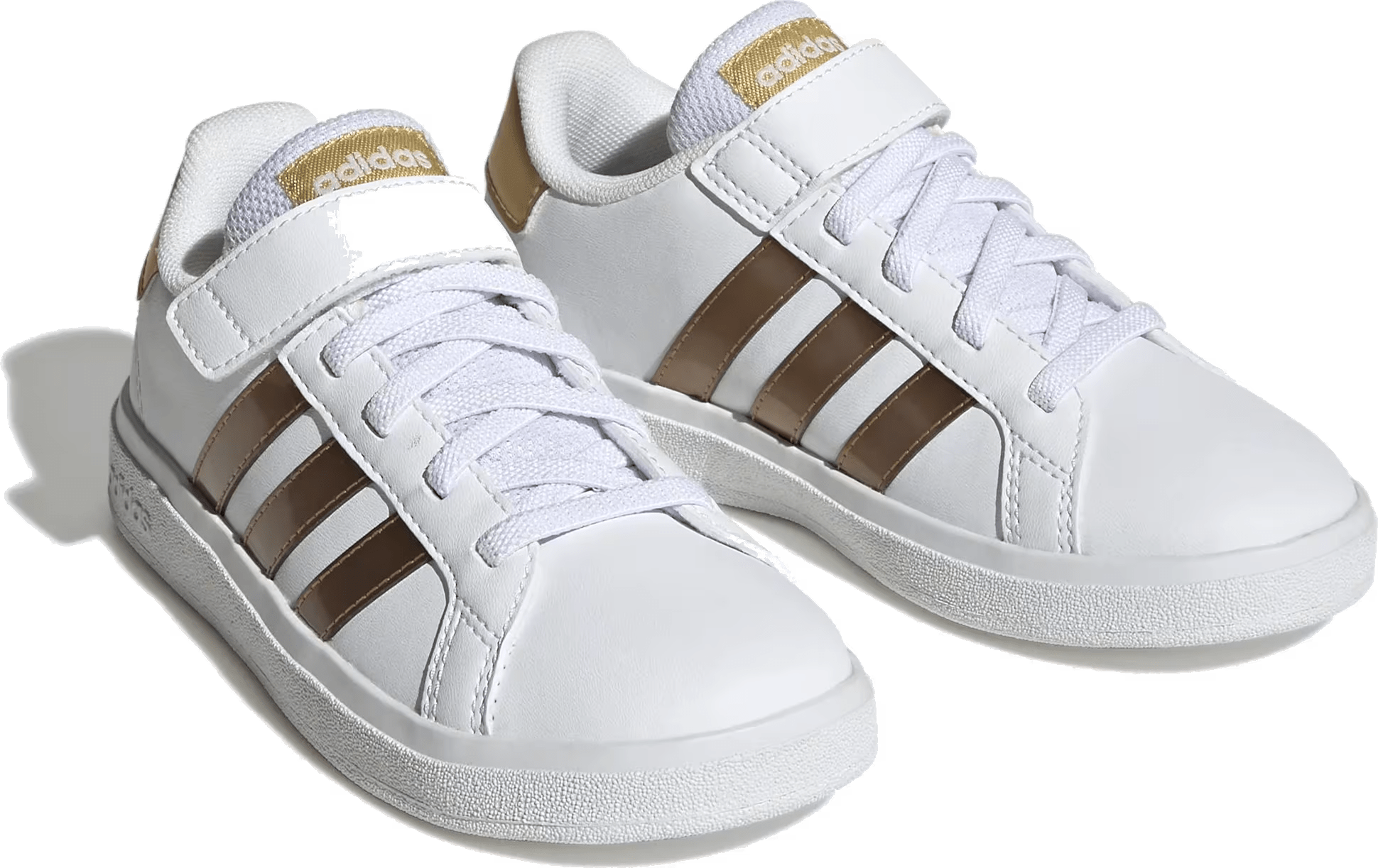 adidas Grand Court Sustainable Lifestyle Court Elastic Lace and Top Strap Shoes
