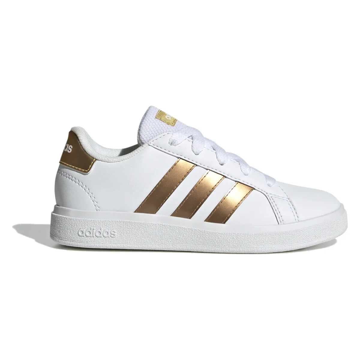 adidas Grand Court Sustainable Cloud White Matte Gold (GS)