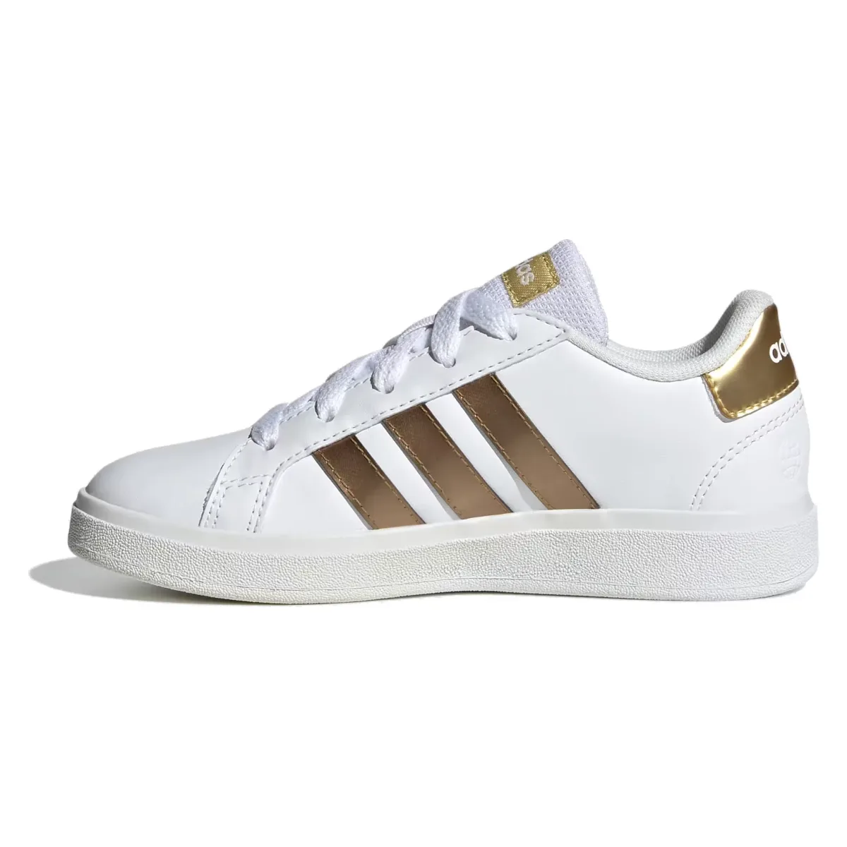adidas Grand Court Sustainable Cloud White Matte Gold (GS)