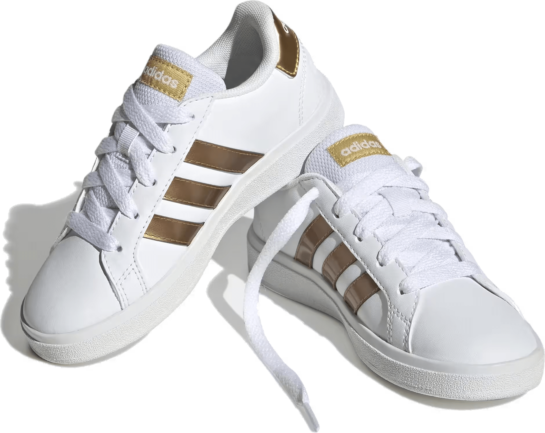 adidas Grand Court Sustainable Cloud White Matte Gold (GS)