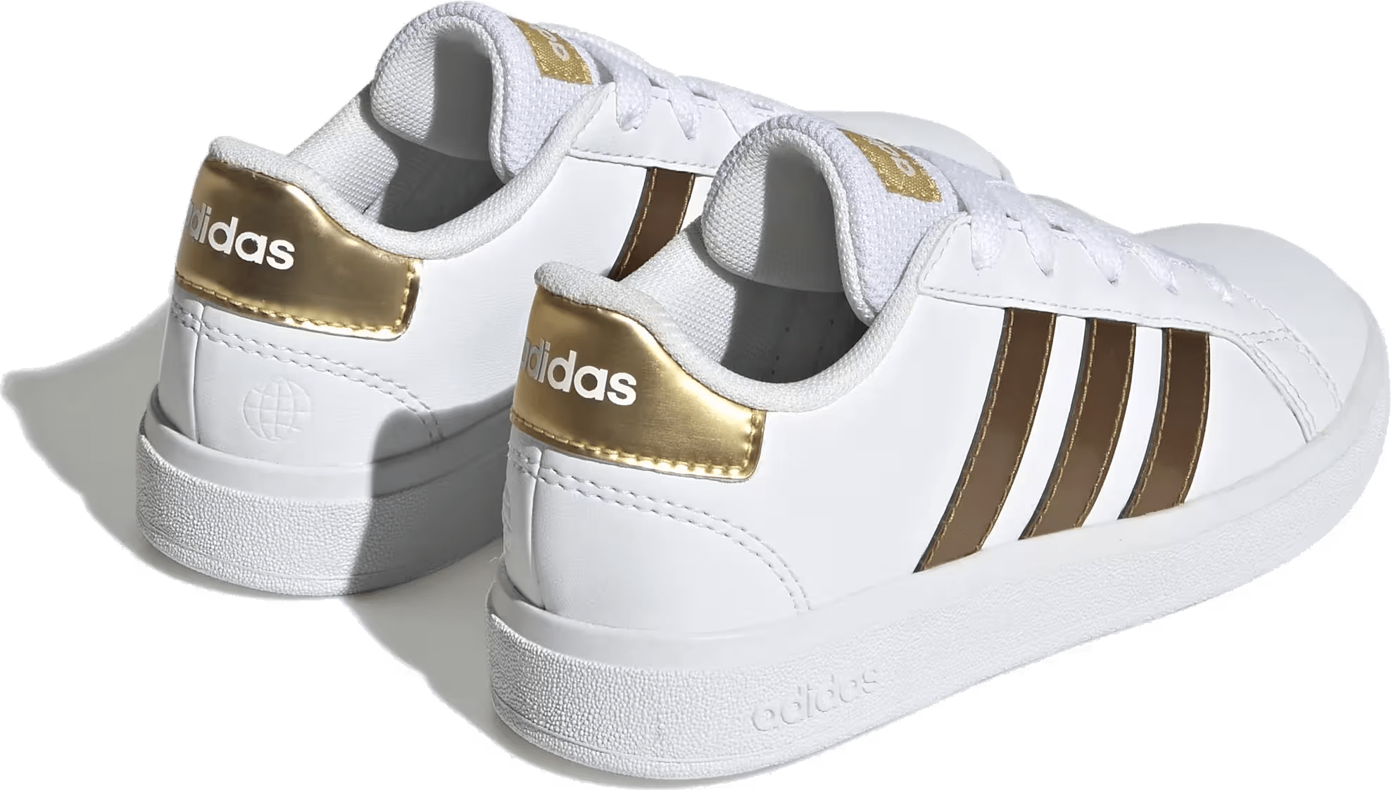 adidas Grand Court Sustainable Cloud White Matte Gold (GS)