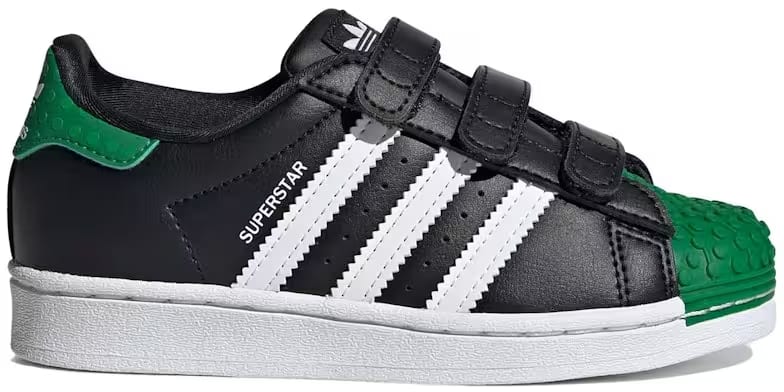 adidas Superstar LEGO Black Green White (PS)