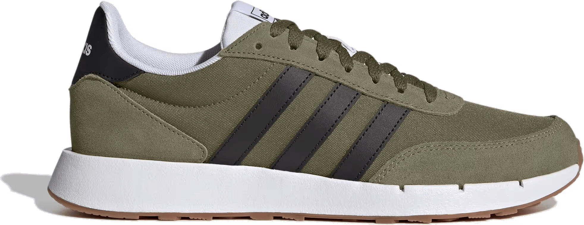 adidas Run 60s 2.0 Focus Olive Core Black Cloud White