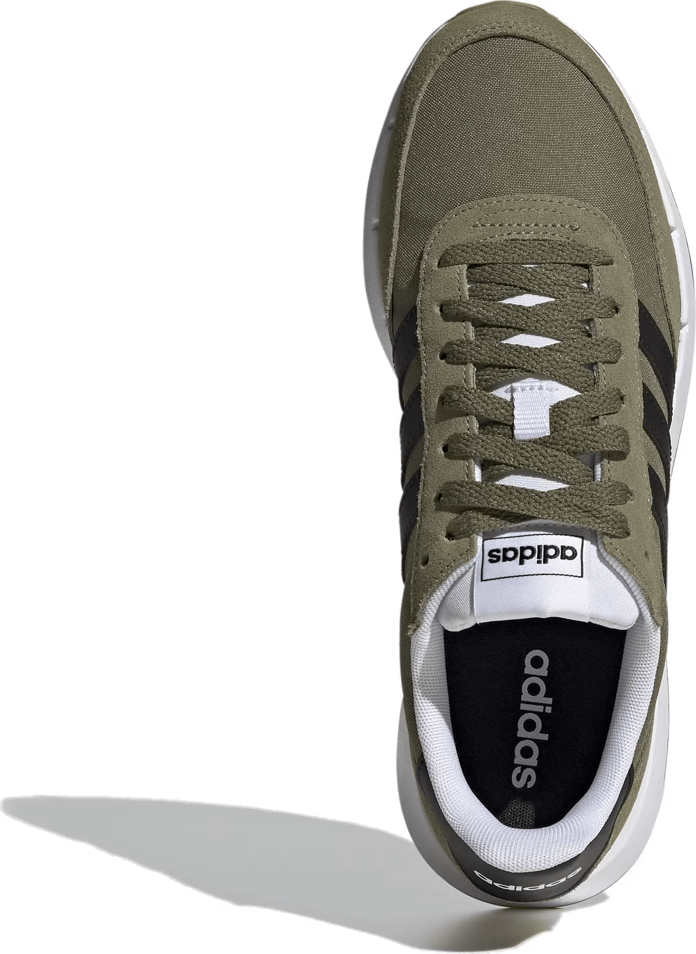 adidas Run 60s 2.0 Focus Olive Core Black Cloud White