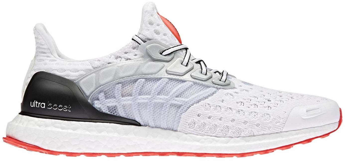 adidas Ultra Boost Climacool 2 DNA White Vivid Red Black