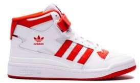 adidas Forum Mid Cloud White Vivid Red