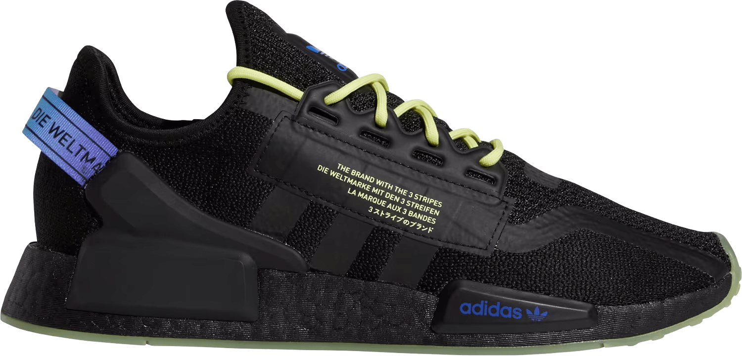 adidas NMD R1 V2 -  - Black - Leer, Textil - Maat 40 - Foot Locker