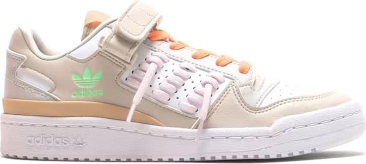 adidas Forum Lace Low White Orange Pink (Women's)