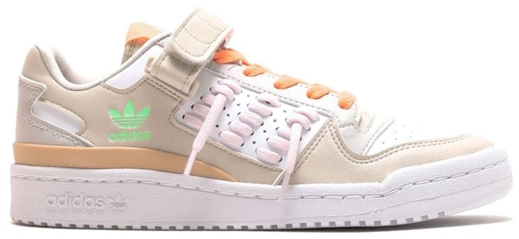 adidas Forum Lace Low White Orange Pink (Women's)