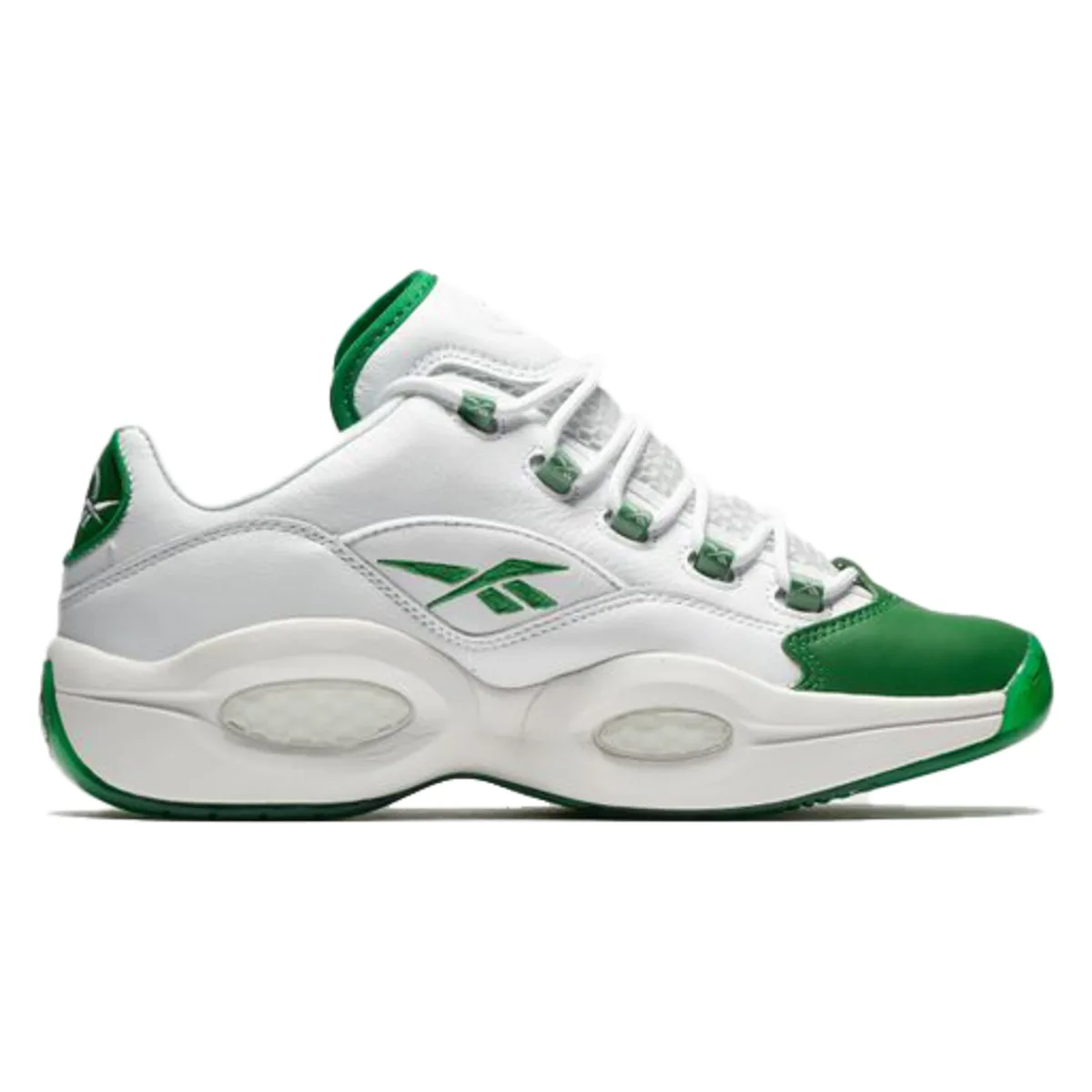 Reebok Question Low "Green Toe"