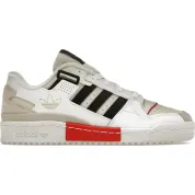 adidas Forum Exhibit Low White Vivid Red