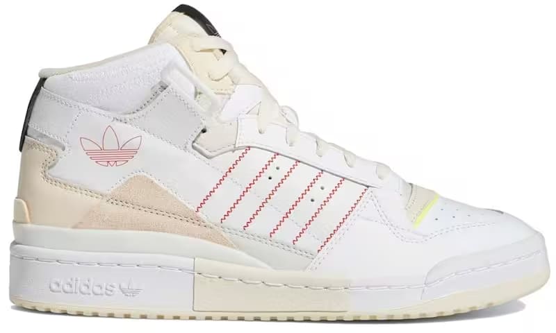 adidas Forum Exhibit Mid White Beige Red