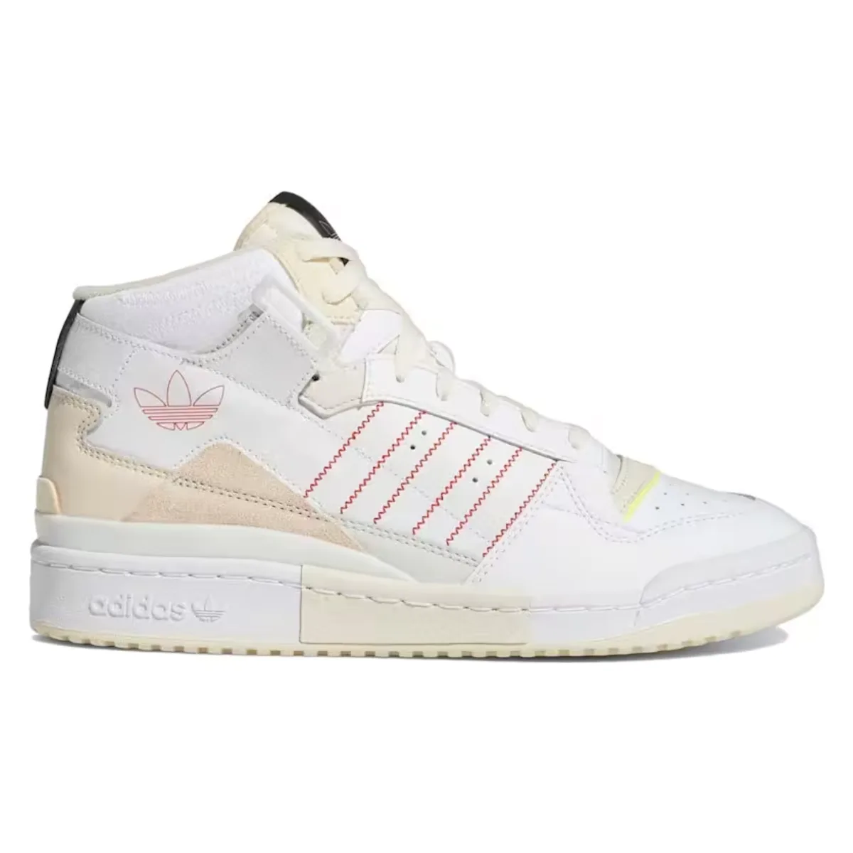 adidas Forum Exhibit Mid White Beige Red