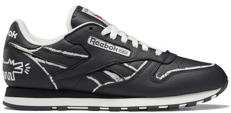 Reebok Classic Leather Keith Haring Pure Grey Chalkboard Dog