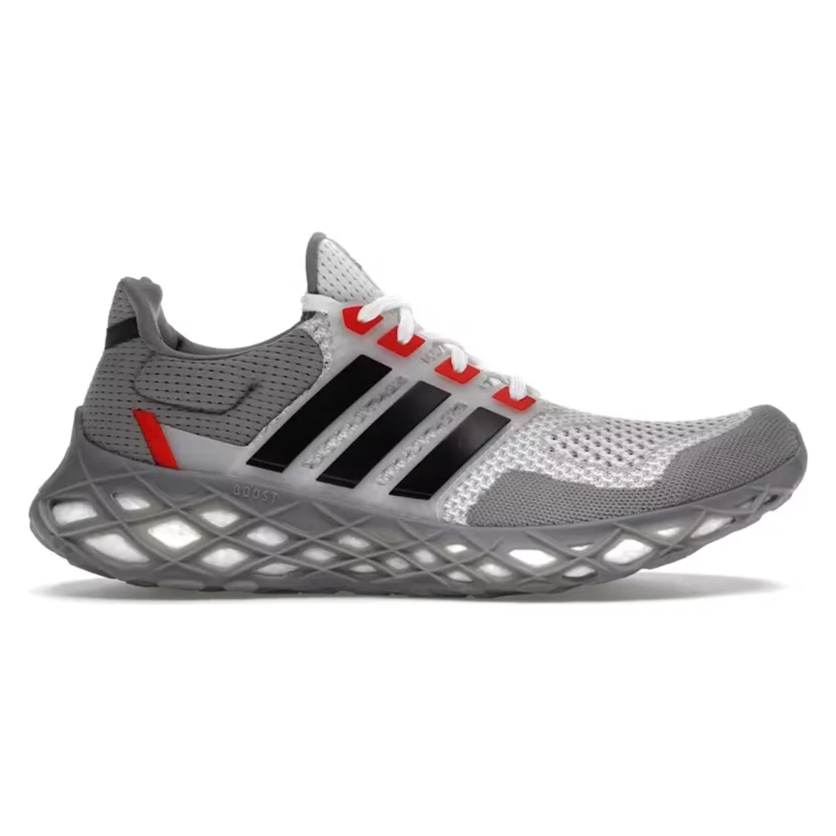 adidas Ultra Boost Web DNA Grey Vivid Red