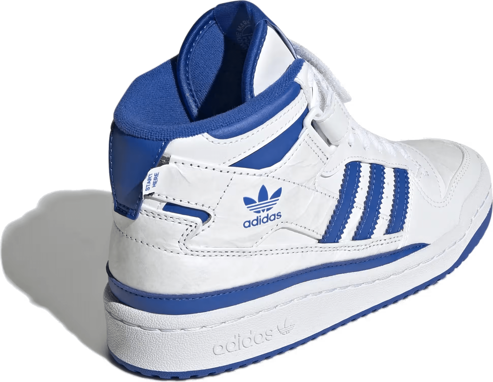 adidas Forum Mid Cloud White Blue (GS)
