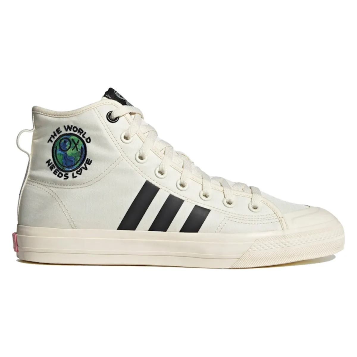 adidas Nizza Hi RF André Saraiva The World Needs Love Cream