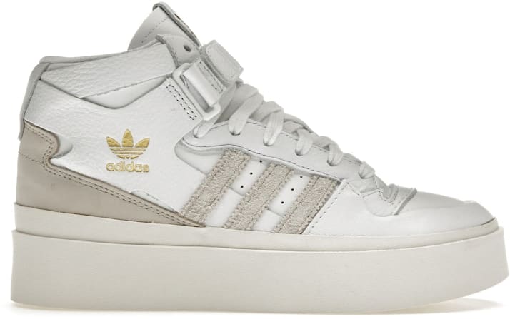 adidas Forum Bonega Mid Cloud White Orbit Grey Bliss (Women's)