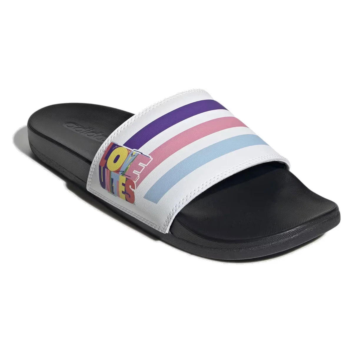 adidas Adilette Comfort Sandals Cloud White Semi Turbo Pulse Amber