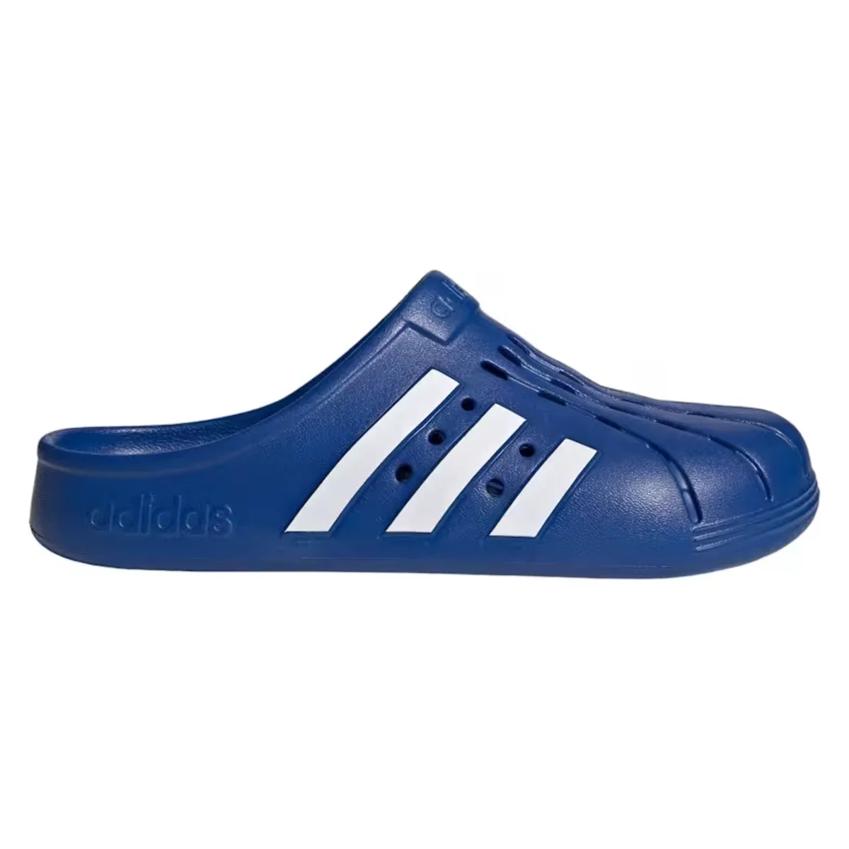 adidas Adilette Clogs Royal Blue Cloud White