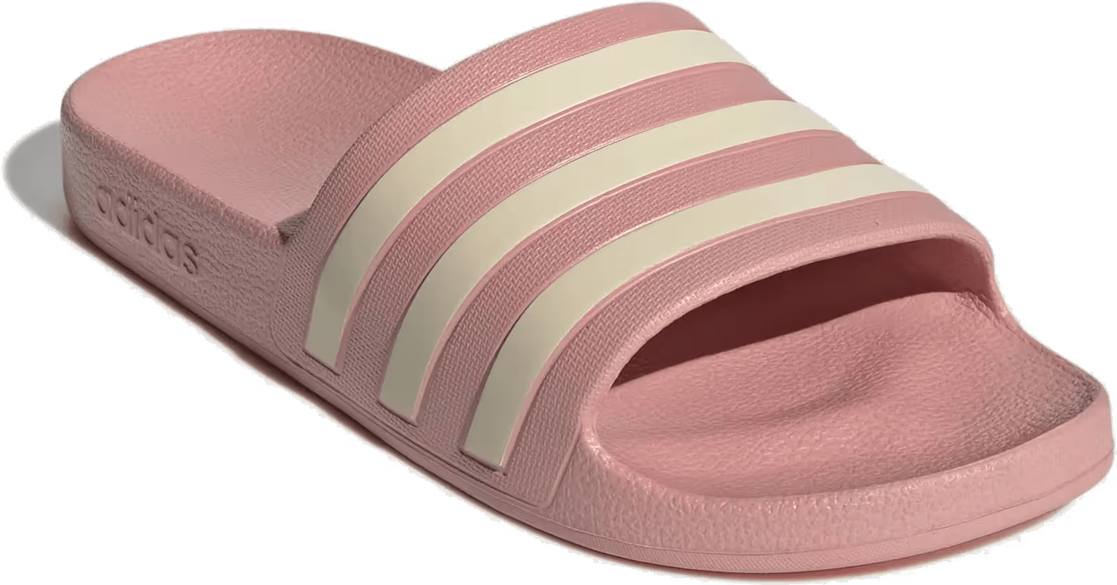 adidas Adilette Aqua Slides Wonder Mauve Wonder White