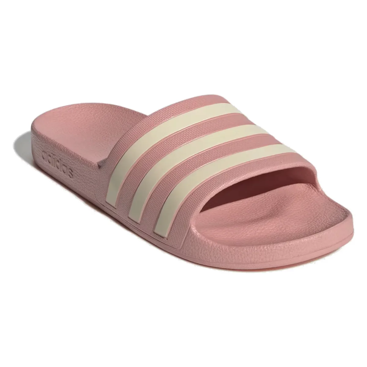 adidas Adilette Aqua Slides Wonder Mauve Wonder White