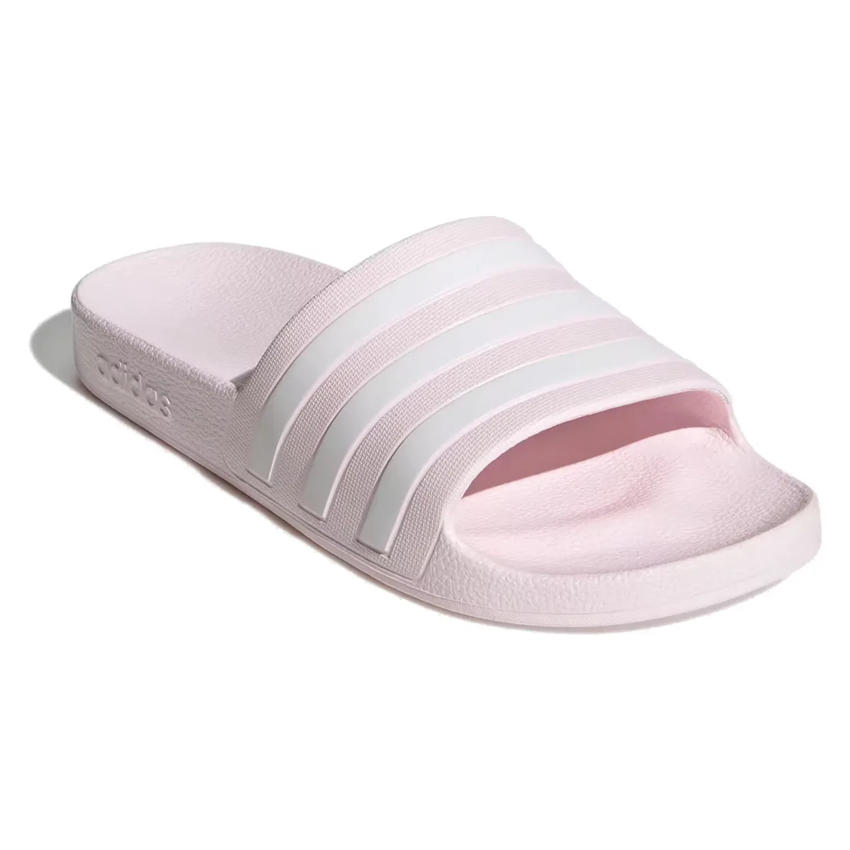 adidas Adilette Aqua Slides Almost Pink Cloud White