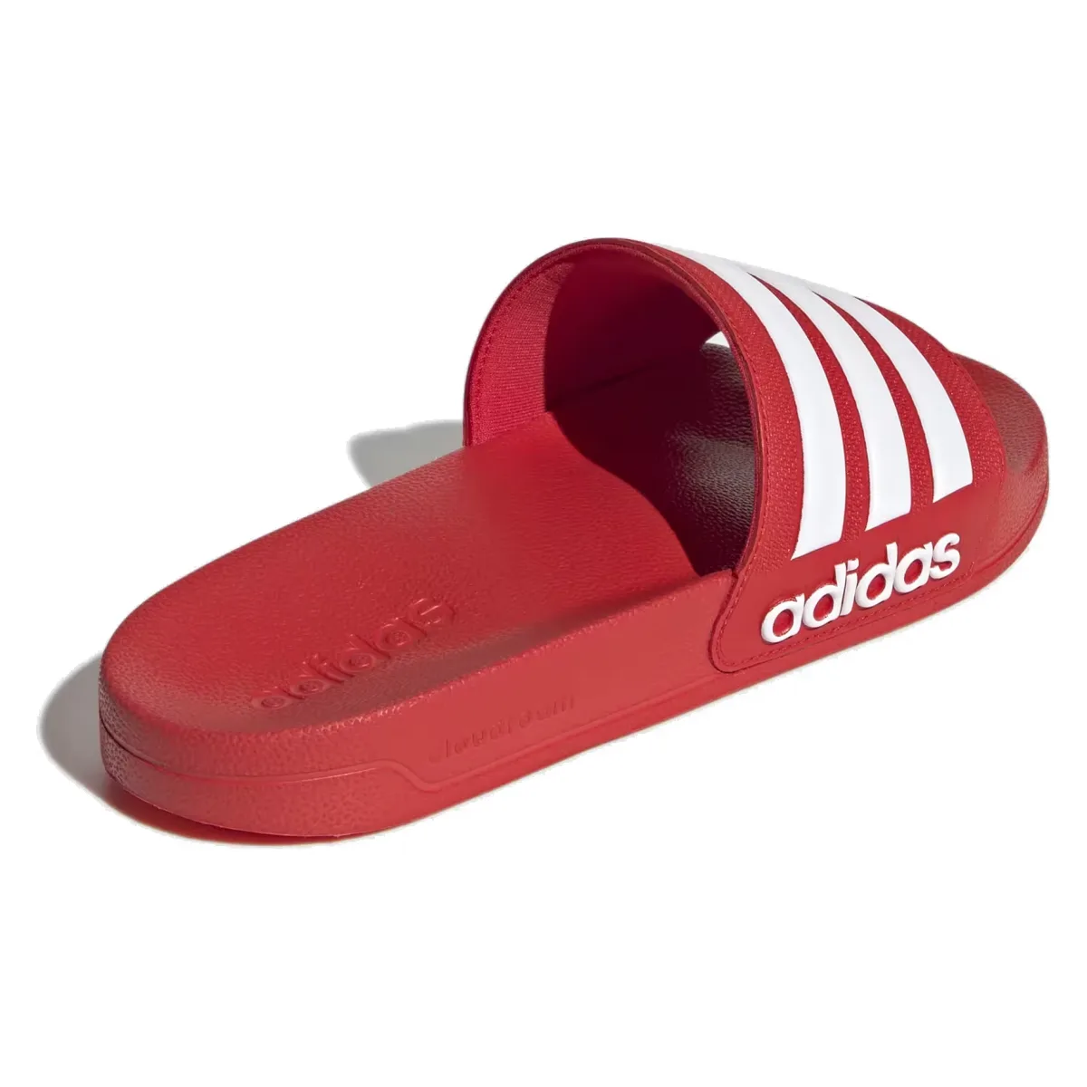 adidas Adilette Shower Slides Vivid Red Cloud White