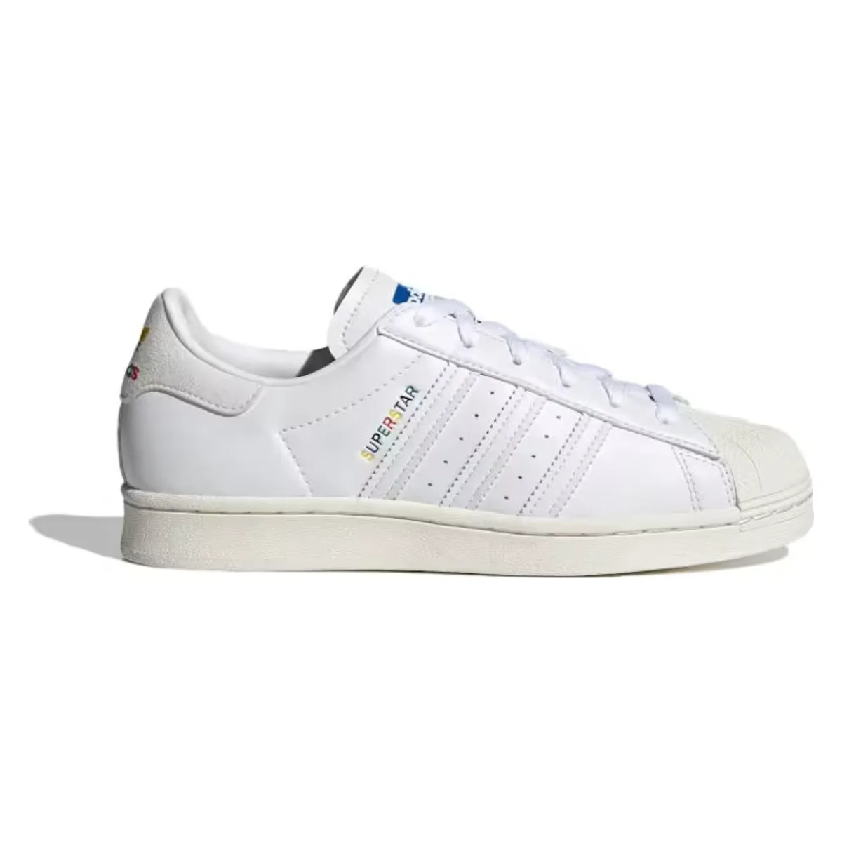 adidas Superstar White Rainbow Logo (Women's)